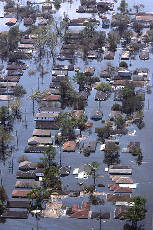 New Orleans under water width=